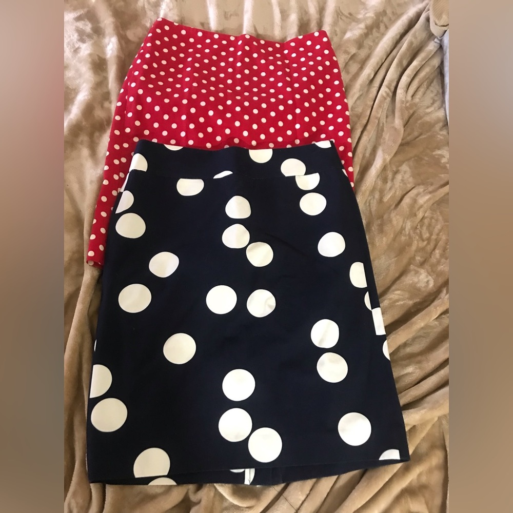 Two pencil skirts. Banana Republic and Talbots